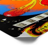 Fireball Pinball Poster (Hoek)