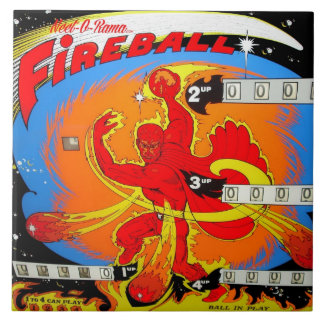 Fireball Pinball Tegeltje