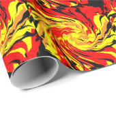 Fireball Spiral Cadeaupapier (Rol Hoek)