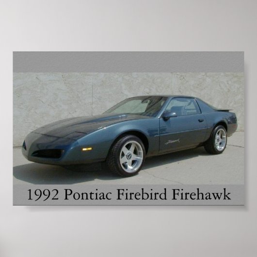 Firebird Firehawk Poster (Voorkant)