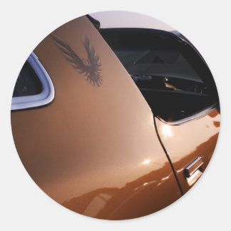 Firebird Gold Ronde Sticker