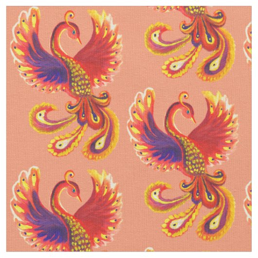 Firebird Phoenix Stof (Close Up)