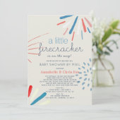 Firecracker 4 juli Fireworks Shower by Mail Kaart (Staand voorkant)