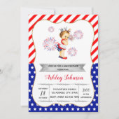 Firecracker baby shower invitation (Devant)