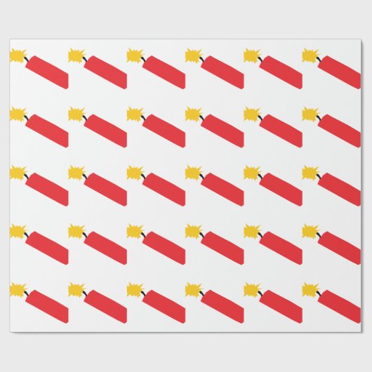 Firecracker-cartoon, TNT, dynamiet Cadeaupapier (Vlak)