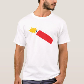 Firecracker-cartoon, TNT, dynamiet T-shirt