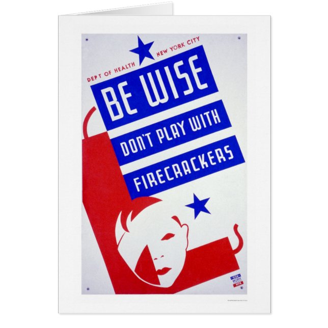 Firecracker Dangerous 1936 WPA (Voorkant)