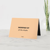 FIRECRACKER, HAPPY BIRTHDAY-kaart Kaart (Achterkant)