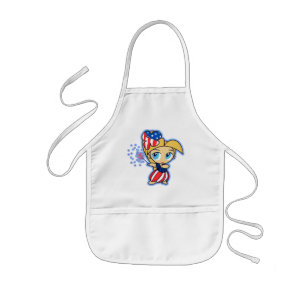 Firecracker Hula Meisje Kind schort