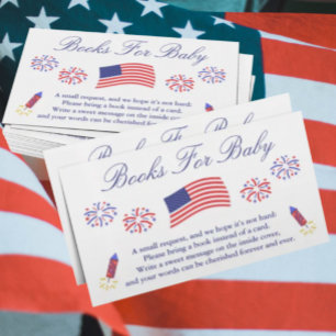 Firecracker Livres Patriotiques Pour Carte Baby sh