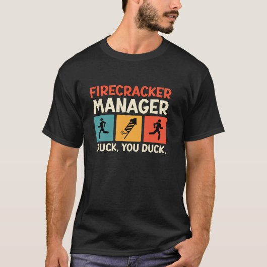 FIRECRACKER MANAGER I DUCK YOU DUCK Funny Pullover (Voorkant)