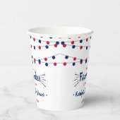 Firecracker onderweg! 4 juli Baby shower Papieren Bekers (Rechts)