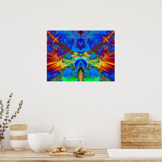 Fired Ice-18x24 Poster (Keuken)