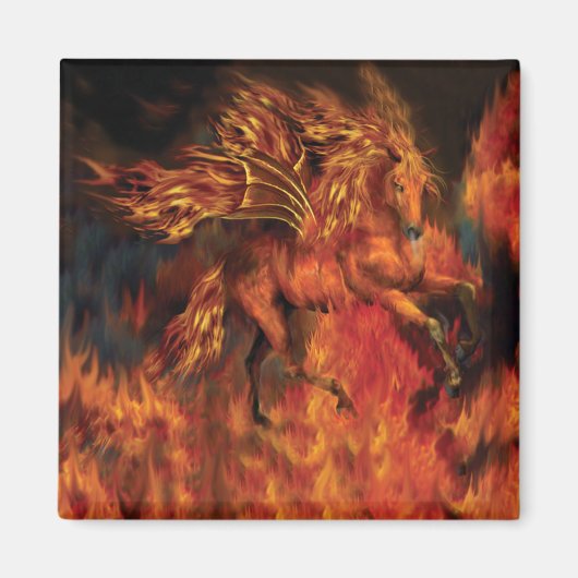 FireDancer Art Magnet Magneet (Voorkant)