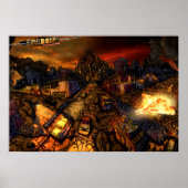 FireDome Street Uitzicht Poster (Voorkant)