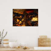 FireDome Street Uitzicht Poster (Keuken)