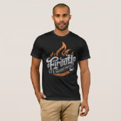 FiredUp Firewalker editie zwart T-shirt (Voorkant volledig)