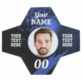 Firefer Custom Soccer Ball Blue (Plat)