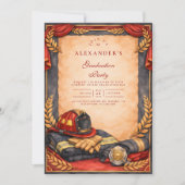 Firefighter Academy Graduation Kaart (Voorkant)