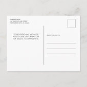 Firefighter Afstuderen Aangepaste foto Thin Red Li Uitnodiging Briefkaart (Achterkant)