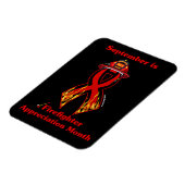 Firefighter Appreciing Maand Magneet (Linkerzijde)