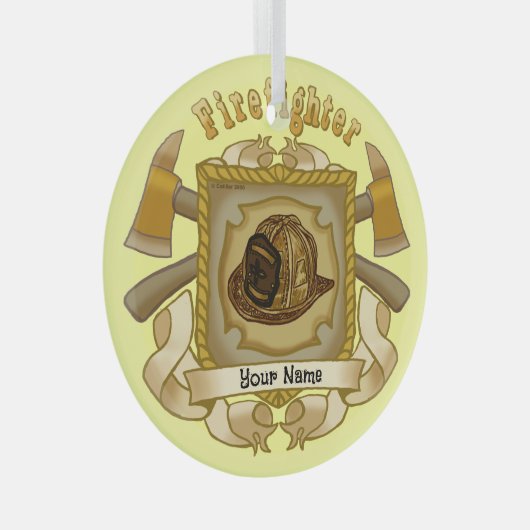 FireFighter Ax Shield ornament (Voorkant Rechts)