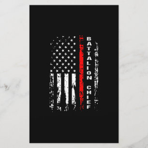 Firefighter Battalion Chief Battalion Chief Gift Briefpapier