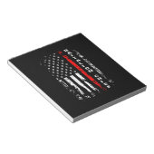 Firefighter Battalion Chief Battalion Chief Gift Notitieblok (Schuin)