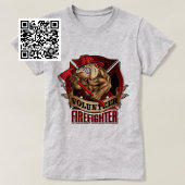 Firefighter Bulldog T-shirt