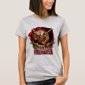 Firefighter Bulldog T-shirt (Voorkant)