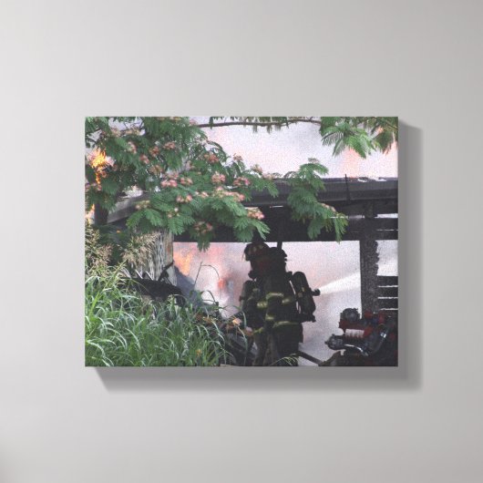 Firefighter Canvas Afdruk (Voorkant)