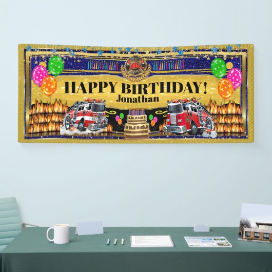 Firefighter Celebration Banner (Beurs)