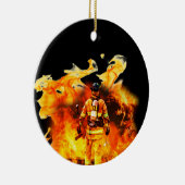 Firefighter Circle Ornament (Rechts)