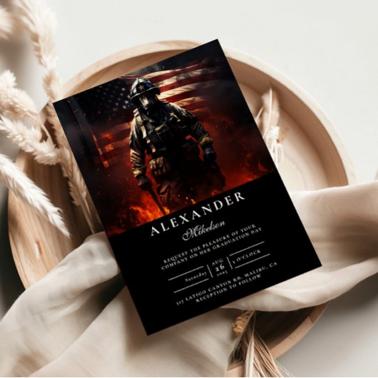 Firefighter Class of 2026 Graduation Kaart