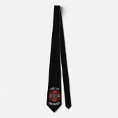 Firefighter Custom Text Name COLOR Stropdas (Voorkant)