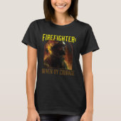 Firefighter Driven by Courage Firefighting Fireman T-shirt (Voorkant)