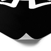 Firefighter EMT White Poster (Hoek)