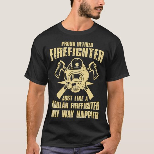 firefighter & firetruck  for firefighters  3 t-shirt (Voorkant)