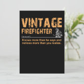 Firefighter Gift |  brandweerman Funny Feestdagenkaart (Staand voorkant)