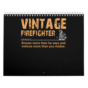 Firefighter Gift    brandweerman Funny Kalender