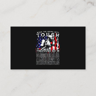 Firefighter Gift | Daughter American Firefighter Aanbevelingskaartje