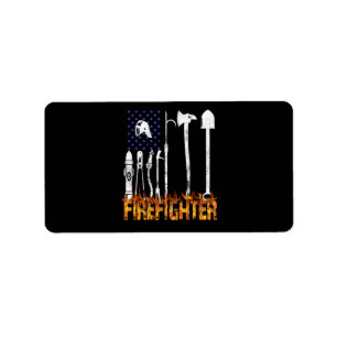 Firefighter Gift Firefighter Lovers Gift Etiket