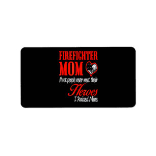 Firefighter Gift Firefighter Mam Gifts Etiket