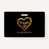 Firefighter Gift | Gepruiteerde brandweerman en gr Badge (Achterkant)