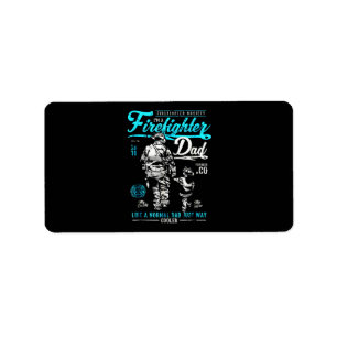 Firefighter Gift   Ik ben brandweervader Etiket