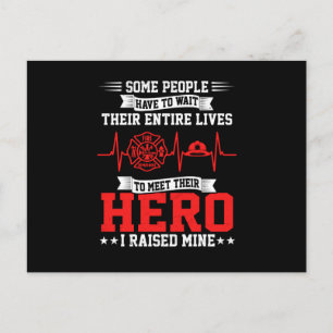 Firefighter Gift   Sommige mensen wachten op brand Feestdagenkaart