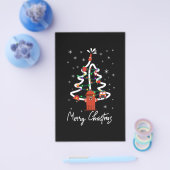 Firefighter Gift | Vroege kerstbrandweerman Flyer (Enkel)