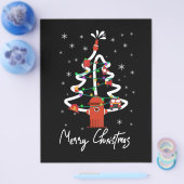 Firefighter Gift | Vroege kerstbrandweerman Flyer (Enkel)