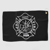 Firefighter Golf Towel Golfhanddoek (Horizontaal)