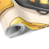 Firefighter helmet pattern fire station wrap cadeaupapier (Rol Hoek)